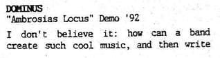 Creating Timeless Soundscapes: A Journey Through "Ambrosias Locus" Demo '92