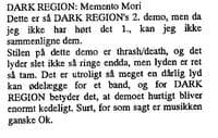 Dark Region: A Reflection on Sound and Style