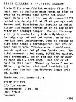 Rebirth and Reinvention: The Story of Pixie Killers
