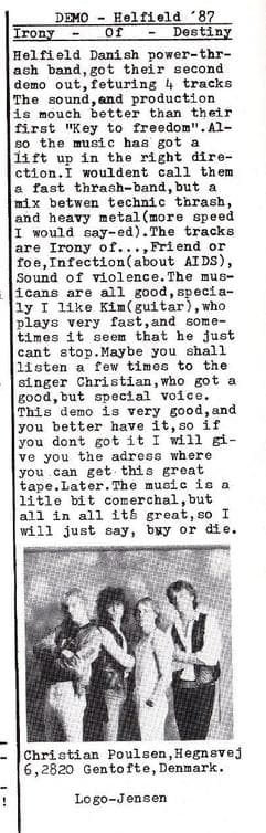 Helfield DEMO '87