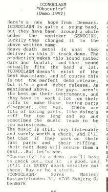 A Promising Debut: ICONOCLASM's Dark and Brutal Sound
