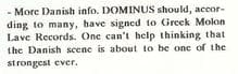 Dominus and the Rise of the Danish Music Scene